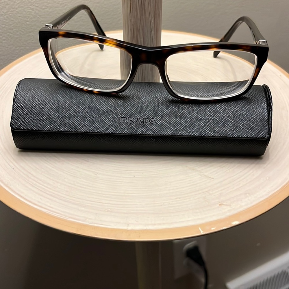Prada Frame VPR06M 2AU-101 with Prada case - Tortoise Shell